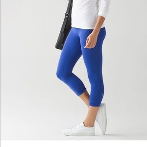 Lululemon wunder under reversible crop yoga pant